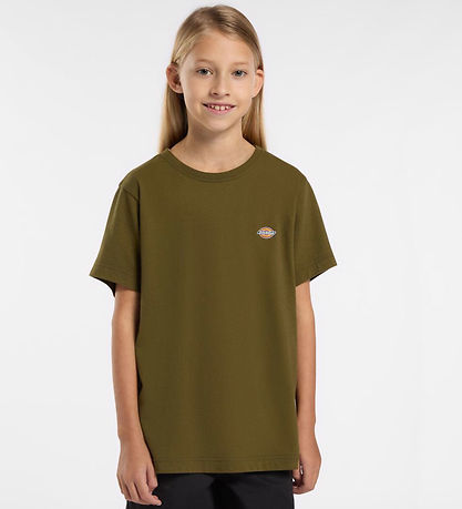 Dickies Stuttermabolur - Mapleton - Dark Olive