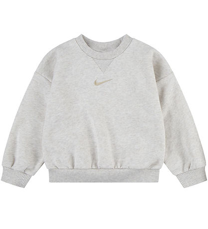 Nike Sweat Set - Sweatshirt/Sweatpants - Pale Ivory Heather
