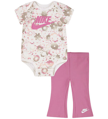 Nike Set - Leggings/Bodysuit k/æ - Magic Flamingo