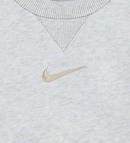Nike Sweat Set - Sweatshirt/Sweatpants - Pale Ivory Heather