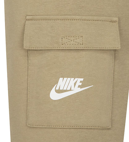 Nike Stuttbuxnasett - Stuttermabolur/Stuttbuxur - Fallhlíf Drapp