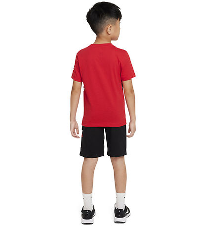 Nike Shortsit - T-paita/Shortsit - Musta/University Red