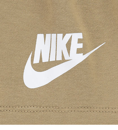 Nike Stuttbuxnasett - Stuttermabolur/Stuttbuxur - Fallhlíf Drapp