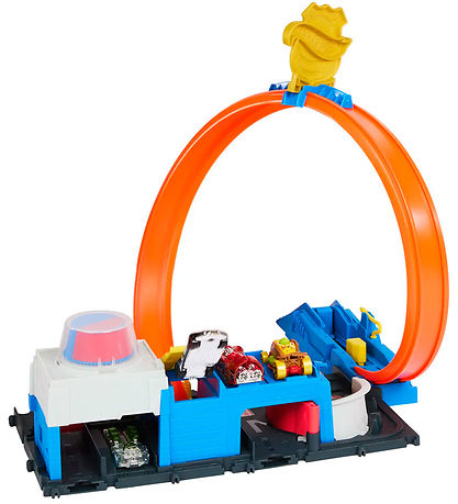 Hot Wheels Car Track - City Super Police Station
