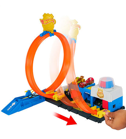 Hot Wheels Car Track - City Super Police Station