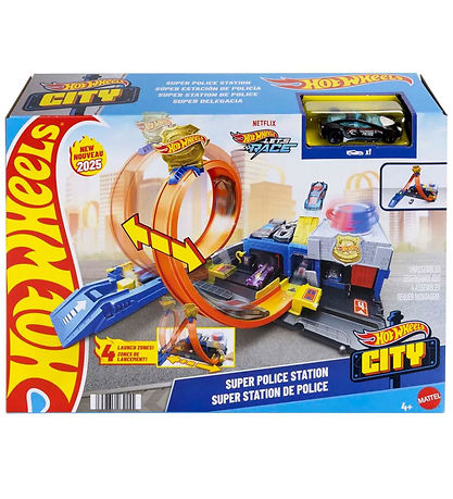 Hot Wheels Car Track - City Super Police Station