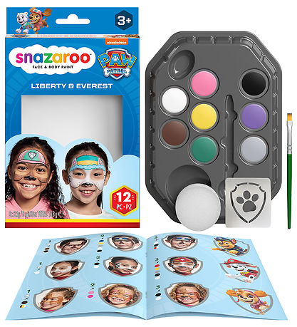 Maquillage pour Visage SNAZAROO - 12 Parties - Paw Patrol - Libe