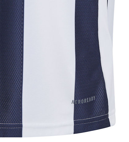 adidas Performance Stuttermabolur - Striped 24 - Tenabl/White/Wh