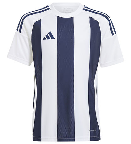 adidas Performance Stuttermabolur - Striped 24 - Tenabl/White/Wh