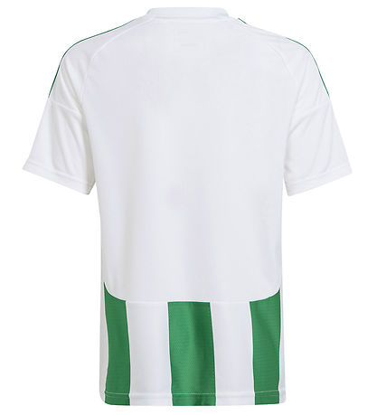 adidas Performance Stuttermabolur - Striped 24 - White/Teagrn