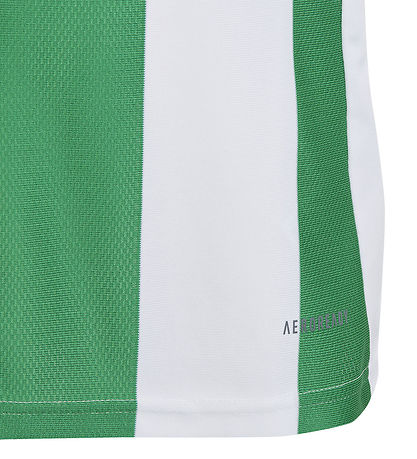 adidas Performance Stuttermabolur - Striped 24 - White/Teagrn