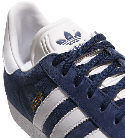 adidas Originals Sko - Gazelle - Conavy/White/Gullmeter