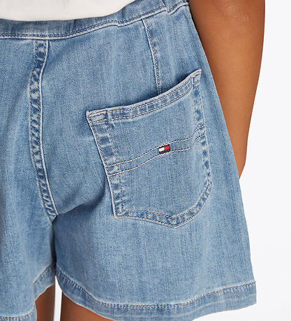 Tommy Hilfiger Shorts - Denim - Wide - Drapey Denim