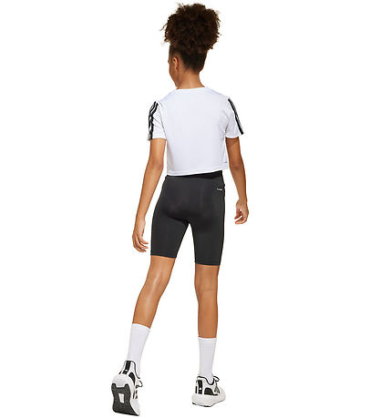 adidas Performance Shorts Set - JG TR-ES 3S - White/Black