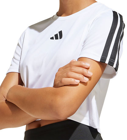adidas Performance Shorts Set - JG TR-ES 3S - White/Black