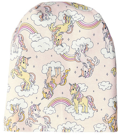 Name It Beanie - NmfMoppy - Mauve Chalk w. Unicorn