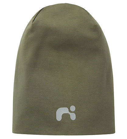 Name It Beanie - NmnMoppy - Ref Logo - Dusty Olive