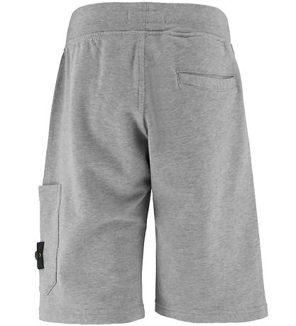 Stone Island Sweatshorts - Grijs Gevlekt