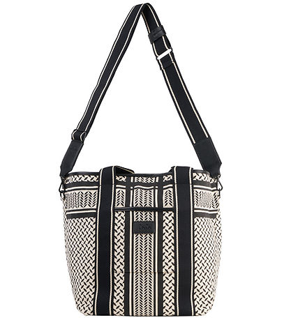 Lala Berlin Shopper - East West - Heritage Stripe Black