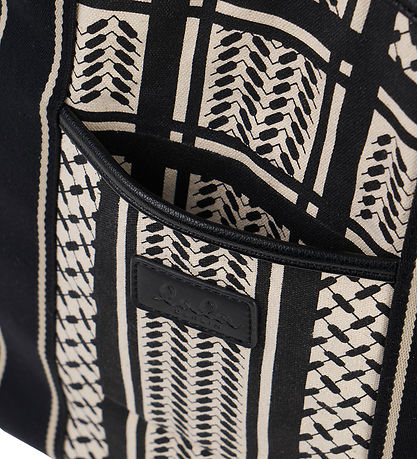 Lala Berlin Shopper - East West - Heritage Stripe Black