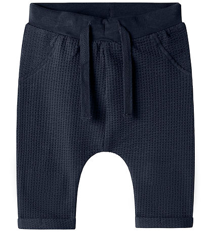 Name It Byxor - Våffeltyg - NbmDion - Marinblå Blazer