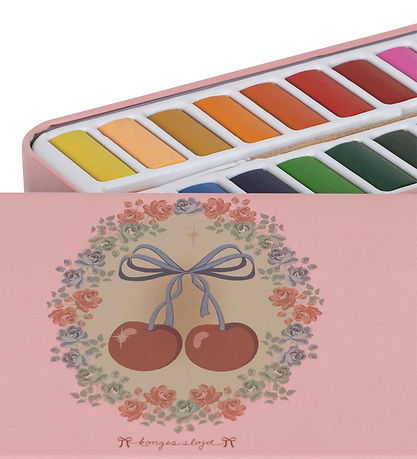 Konges Sløjd Vesivärit - 24 kpl. - Cherry Bow