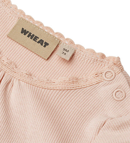 Wheat Bodysuit L/æ - Rib - Lotta - Powder