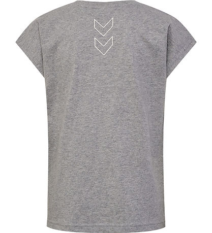 Hummel T-shirts - 2er-Pack - hmlBoxline - Grey Melange/Holzrose