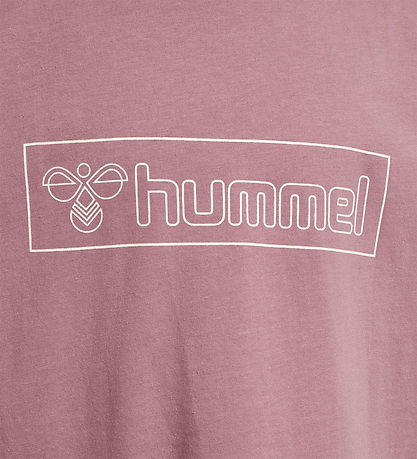 Hummel T-shirts - 2er-Pack - hmlBoxline - Grey Melange/Holzrose