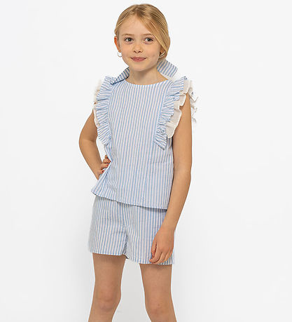 The New Shortsit ja Hiussolmio - TnNalani - White Swan Striped
