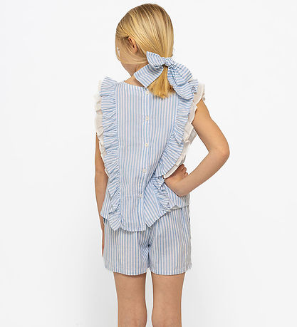 The New Shortsit ja Hiussolmio - TnNalani - White Swan Striped