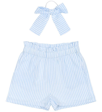 The New Shortsit ja Hiussolmio - TnNalani - White Swan Striped