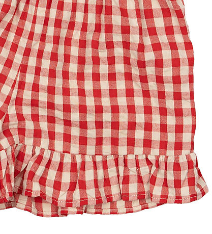 The New Shorts - TnNally - Poppy Red Check