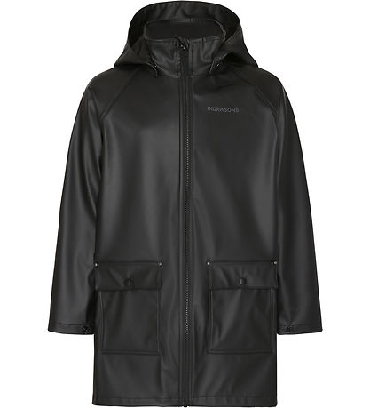 Didriksons Rain Jacket - PU - Giga - Black