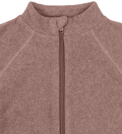 Mikk-Line Fleece Jacket - Burlwood Melange