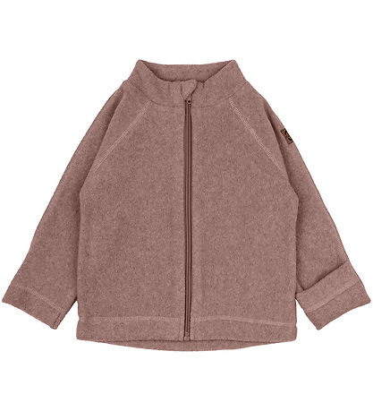 Mikk-Line Fleece Jacket - Burlwood Melange