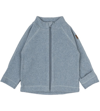 Mikk-Line Fleece Jacket - Faded Denim Melange