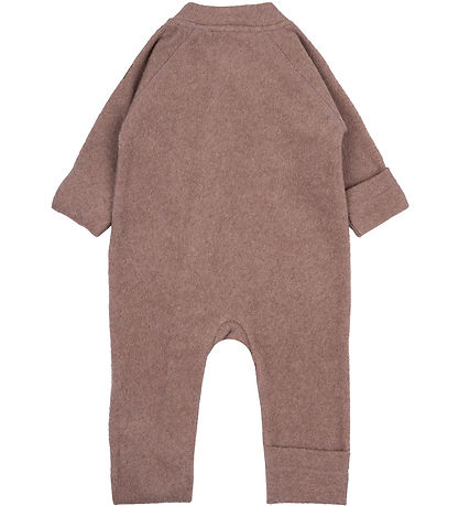 Mikk-Line Fleece Suit - Burlwood Melange