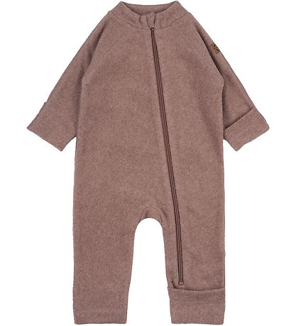Mikk-Line Fleece Suit - Burlwood Melange