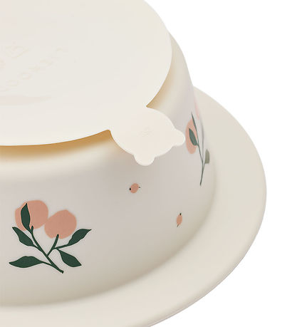 Liewood Schüssel m. Saugnapf - 2er-Pack - Silikon - Peony - Peac