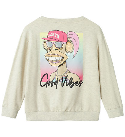 Name It Sweatshirt - NkfFasba BoredOFD - Peyote Melange