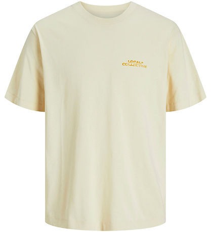 Jack & Jones Stuttermabolur - JorRetiro - Antique White