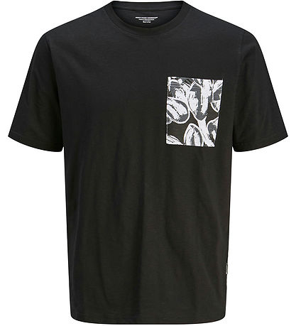 Jack & Jones Stuttermabolur - JorSplit - Svart