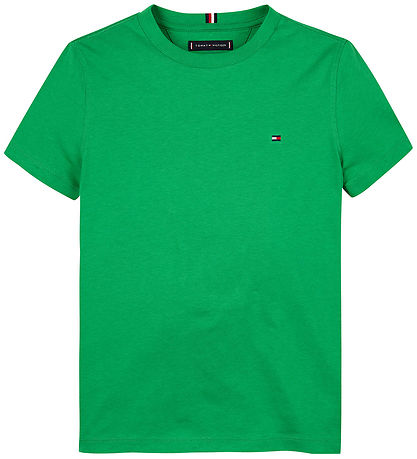 Tommy Hilfiger Stuttermabolur - Essential - Geislandi Green