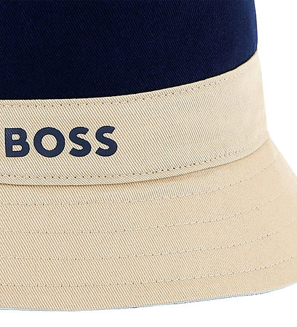 BOSS Sommerhut - Umkehrbar - Weiß/Sand/Navy