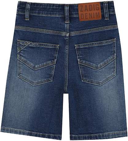Zadig & Voltaire Jeansshorts - Bob - Borsta/Stone Trycka