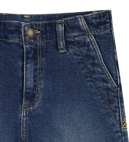 Zadig & Voltaire Jeansshorts - Bob - Borsta/Stone Trycka