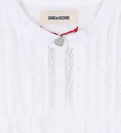 Zadig & Voltaire Overhemd k/æ - Gisele - Wit