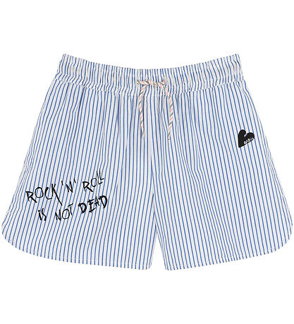 Zadig & Voltaire Shorts - Nicky - Electric Blue/White stripes