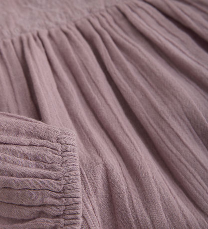 Minymo Dress - Elderberry w. Embroidery